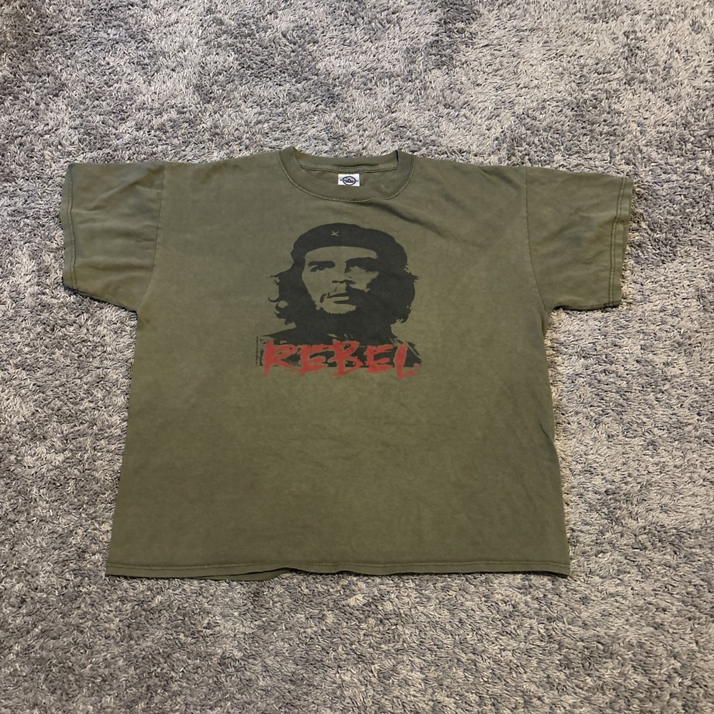 Vintage Y2K Che Guevara Rebel Men's T Shirt L Large Tee XL Width